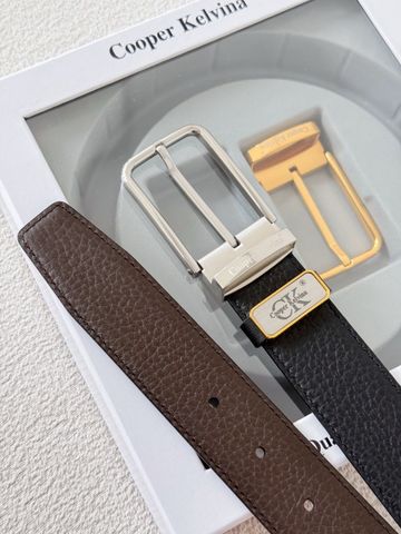 THẮT LƯNG NAM CKK BẢN 3.5CM – HAI MẶT ĐEN/NÂU