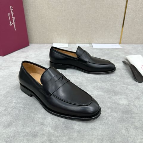 GIÀY LOAFER NAM S F DÒNG TRAMEZZA PENNY DA BÊ LỲ/DA BÓNG PHONG THÁI TINH GIẢN