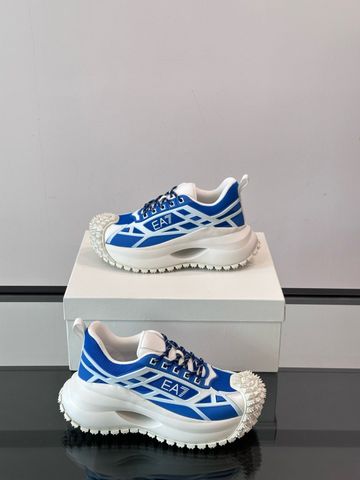 GIÀY THỂ THAO NAM ARMANI* ĐẾ CAO CHUNKY SOLE XANH-TRẮNG