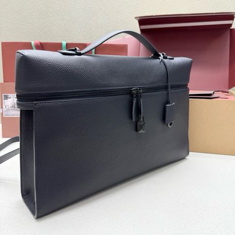 TÚI CẶP NAM LP EXTRA BRIEFCASE L41 DA BÊ VÂN HẠT DÁNG SLIM BRIEFCASE