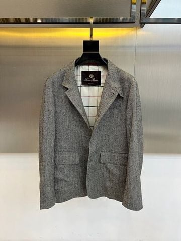 ÁO JACKET NAM LP PHOM BLAZER 2 KIỂU CỔ VẢI DỆT XƯƠNG CÁ PHỐI CỔ TƯƠNG PHẢN