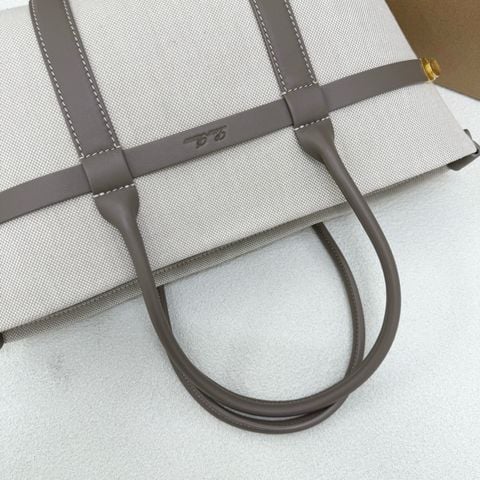 TÚI SHOPPER NAM NỮ LP GHIERA LARGE DA BÊ NUBUCK VÂN HẠT