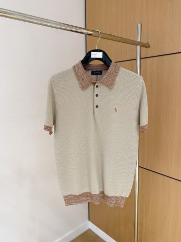 ÁO POLO NAM RL DỆT KIM LEN MỊN PHỐI CỔ MELANGE THÊU NGỰC TINH TẾ PHOM THANH LỊCH