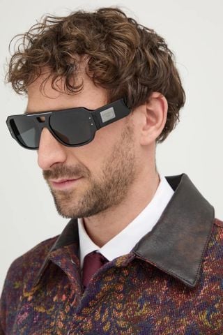 KÍNH NAM DG*  GỌNG VUÔNG BẢNG LỚN – LOGO KIM LOẠI | MODEL DG4482