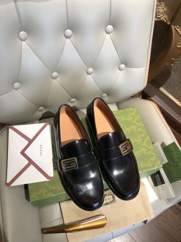 GIÀY NAM LOAFER GC KHÓA G ICONIC – DA BÊ NHẬP KHẨU HOÀN THIỆN BÓNG MỜ