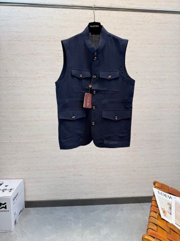 ÁO GILE NAM LP LINEN CAO CẤP PHOM TỐI GIẢN Ý THÊU LOGO TINH TẾ