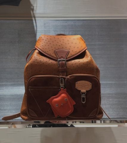 BALO NAM NỮ L V MONTSOURIS CARGO DA DẬP VÂN ĐÀ ĐIỂU PHỐI TÚI HỘP DA LỘN