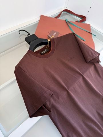 ÁO THUN NAM LP CỔ TRÒN TỐI GIẢN CHẤT LIỆU VI SỢI NHẸ MỊN