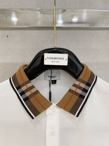 ÁO POLO NAM BBR CỔ CHECK KỴ SĨ THÊU TINH TẾ FORM GỌN SANG