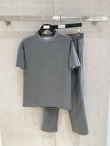 SET NAM NỮ A M SHORT-SLEEVE TRACK CO-ORD – THIẾT KẾ THÊU VIỀN SPORTY LUXURY