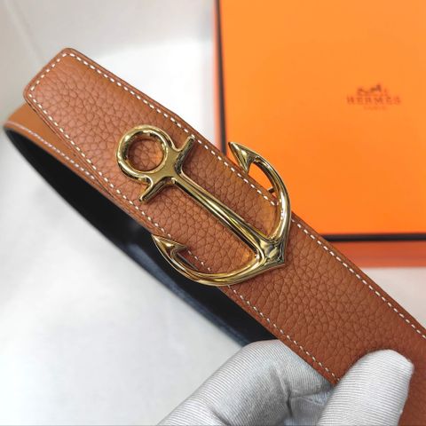 THẮT LƯNG NAM H M KHÓA MỎ NEO – DA TOGO 32MM