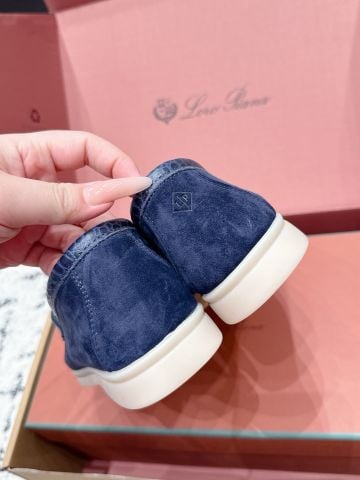 GIÀY LOAFER NAM NỮ L P SUMMER WALK DA LỘN ĐAI DA DẬP VÂN CÁ SẤU