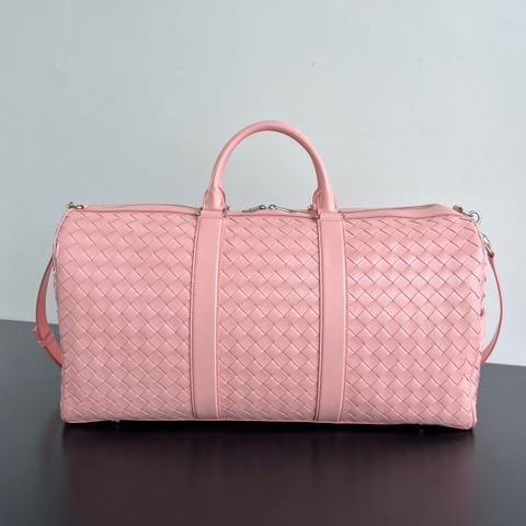 TÚI DU LỊCH NAM NỮ B V INTRECCIATO CABIN DUFFLE – DA BÊ ĐAN ĐẶC TRƯNG, KHOANG CHỨA LỚN