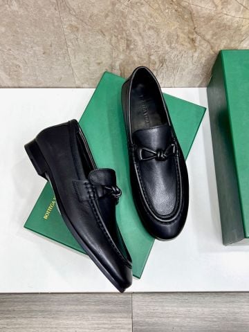 GIÀY NAM LOAFER BV* DA BÒ MỀM KHÓA THẮT NƠ THANH LỊCH