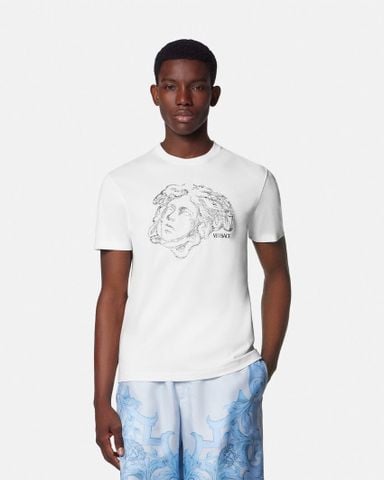 ÁO THUN NAM VSC MEDUSA THÊU ĐÍNH ĐÁ SANG TRỌNG