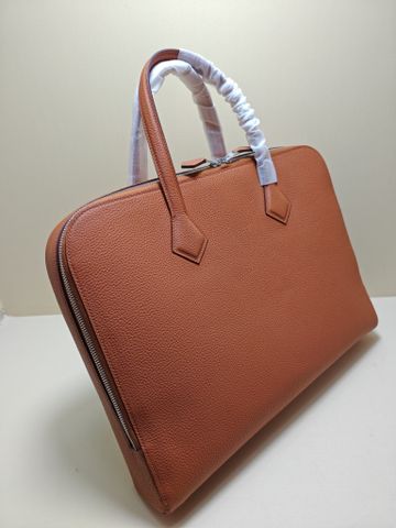 TÚI XÁCH NAM H BRIEFCASE DA GRAIN XÁM THANH LỊCH