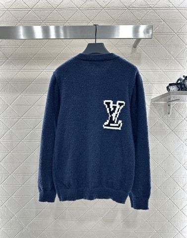 ÁO LEN CARDIGAN NAM NỮ L*V  PHOM RELAXED, PATCH CHỮ CÁI NỔI