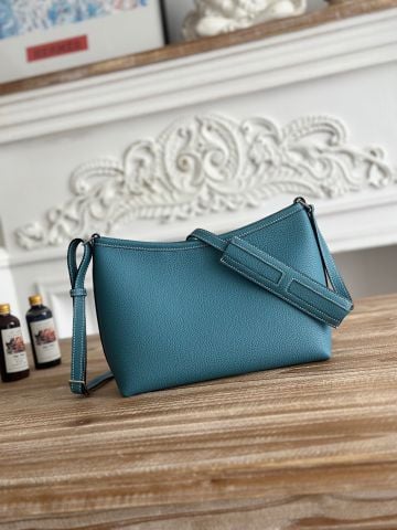 TÚI XÁCH NỮ H* BERLINGOT XANH DENIM SECONDHAND