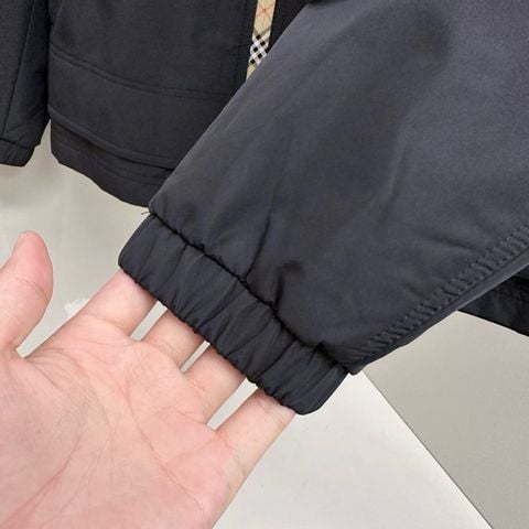 ÁO KHOÁC NAM B B R DÁNG WORKWEAR CỔ ĐỨNG PHỐI CHECK