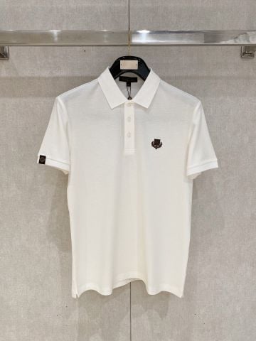 ÁO POLO NAM LP COTTON PIQUÉ MẮT LƯỚI LOGO CREST LẬP THỂ