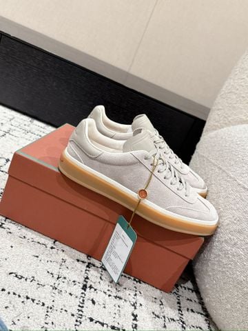 GIÀY SNEAKER NAM NỮ LP TENNIS WALK PHOM THẤP CỔ DA LỘN TINH GỌN