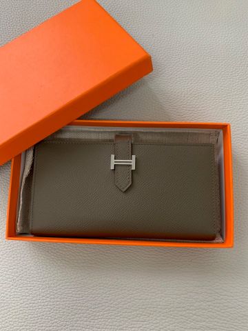 VÍ DÀI NAM NỮ HERM BEARN TOGO MÀU GHI THANH LỊCH