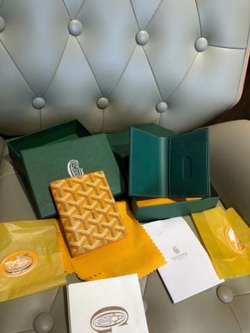 VÍ ĐỰNG THẺ UNISEX GYD SAINT-MARC HỌA TIẾT SIGNATURE THANH MẢNH