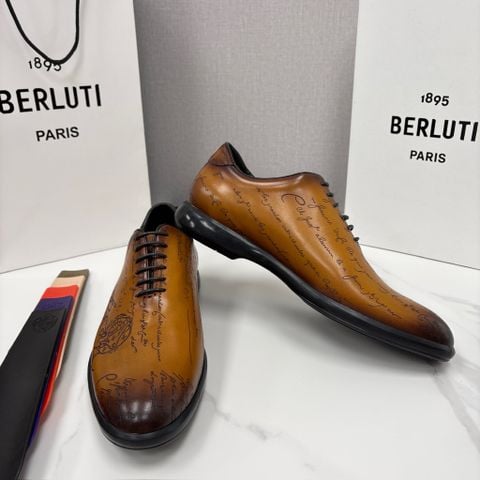 GIÀY DERBY NAM B L VENEZIA SCRITTO PATINA DA BÊ THƯ PHÁP