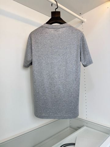 ÁO THUN NAM BR* CỔ TRÒN COTTON MERCERIZED LOGO THÊU TINH GỌN PHOM LỊCH LÃM