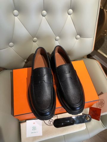 GIÀY NAM LOAFER HERM* DA BÒ NHẬP KHẨU ĐẾ LUG SIÊU NHẸ