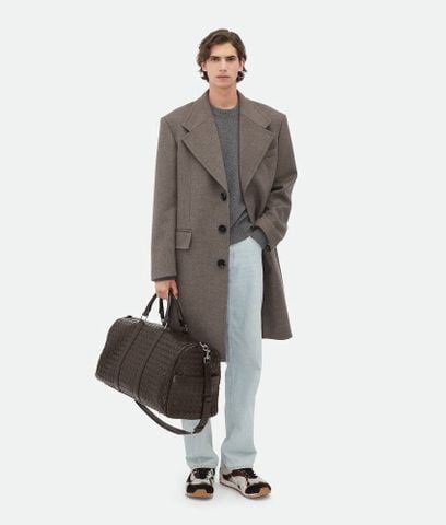 TÚI DU LỊCH NAM NỮ B V INTRECCIATO CABIN DUFFLE DA BÊ ĐAN