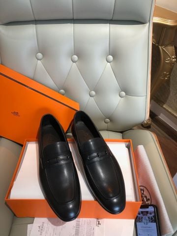 Giày nam Loafer Herme*  phiên bản Roulis buckle
