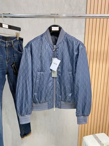 ÁO KHOÁC NAM DI* BOMBER JACQUARD MONOGRAM 2025