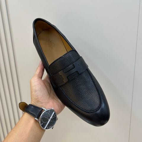 GIÀY NAM LOAFER H M DÁNG H-SIGNATURE DA HẠT FULL