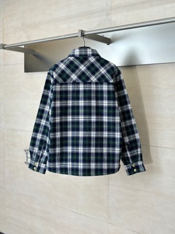 ÁO SƠ MI UNISEX CLN HOẠ TIẾT KẺ Ô FLANNEL PHÁP DỆT SỢI NHUỘM
