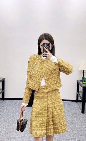 SET ÁO KHOÁC & CHÂN VÁY NỮ LP TWEED DỆT THÔ 2025