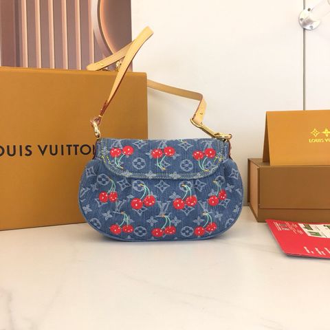 TÚI XÁCH NỮ LV RENDEZ-VOUS DENIM CHERRY