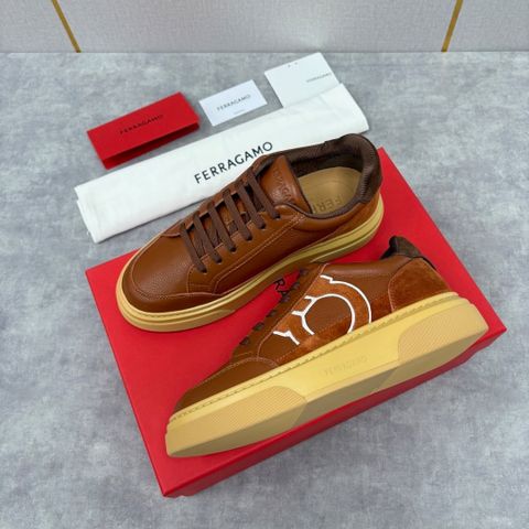 GIÀY SNEAKER NAM FERRA* DA BÒ NÂU LOGO GANCINI CÁ TÍNH