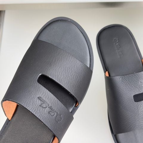 DÉP NAM L P PALM SANDAL QUAI DA ĐAN CHÉO ĐẾ CAO SU 2CM
