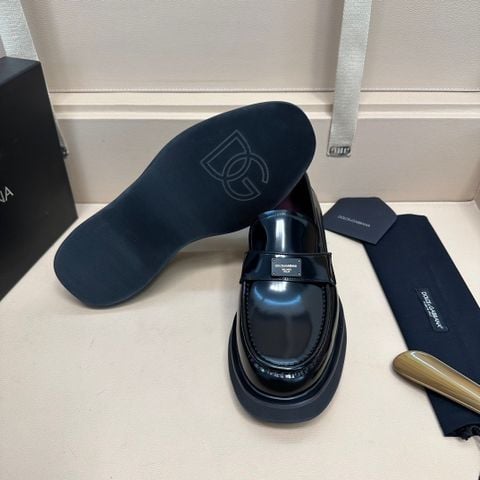GIÀY NAM D&G* LOAFER DA BÓNG ĐẾ DÀY – PHONG THÁI LỊCH LÃM