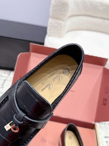 GIÀY LOAFER NAM NỮ L P SUMMER CHARMS WALK DA BÒ DẬP VÂN CÁ SẤU