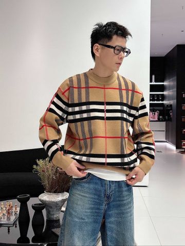 ÁO LEN NAM BUR HOẠ TIẾT KẺ Ô SIGNATURE – DÁNG DÀY DẶN