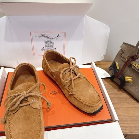 GIÀY MOCCASSIN NAM NỮ HERM DÒNG TRAIL DA LỘN PHOM LƯỜI