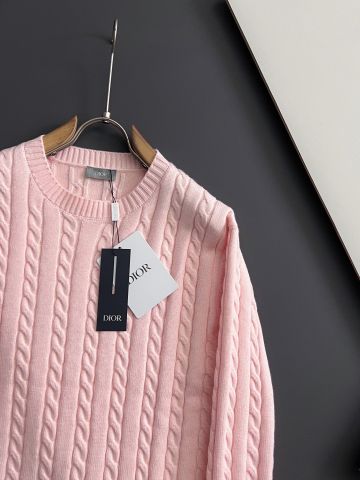 ÁO LEN UNISEX CD* DỆT DÂY THỪNG HỒNG PASTEL ẤM ÁP