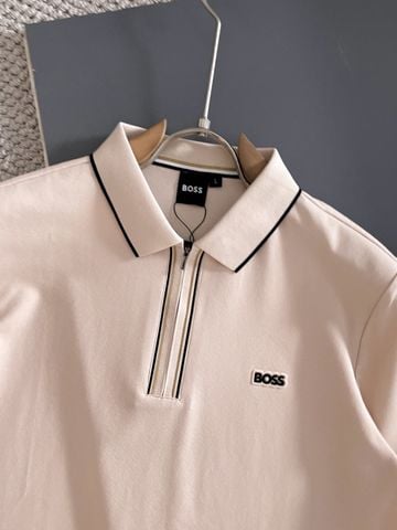 ÁO POLO NAM BOSS PHOM GỌN SANG, VẢI PIQUÉ MERCERIZED MỀM MÁT CAO CẤP
