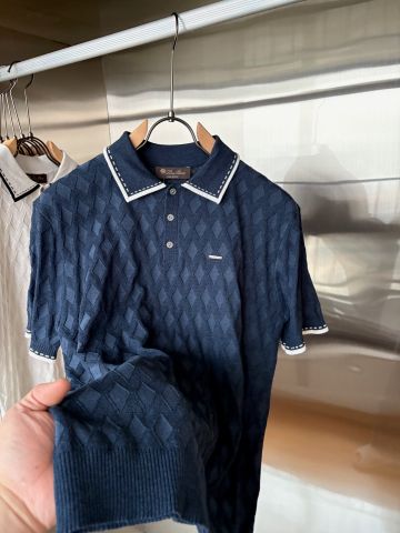 ÁO POLO NAM LP JACQUARD HỌA TIẾT TRÁM – CỔ BẺ VIỀN TINH XẢO,