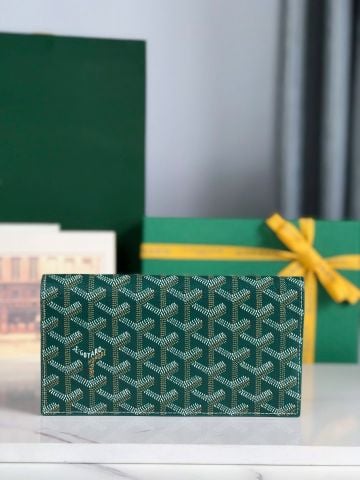 VÍ DÀI NAM NỮ GY RICHELIEU GOYARDINE CANVAS TRIPLE CHEVRON CHỮ Y