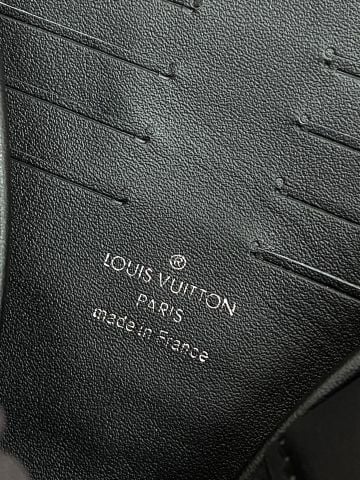 TÚI CẦM TAY NAM NỮ L V POCHETTE KASAI HOẠ TIẾT DAMIER GRAPHITE –