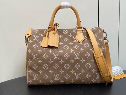 Túi xách nam nữ L*V Speedy P9 Bandoulière 40 Monogram Leather