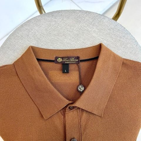 ÁO POLO NAM L P DỆT MỊN 95% COTTON, LOGO THÊU NỔI TINH TẾ –